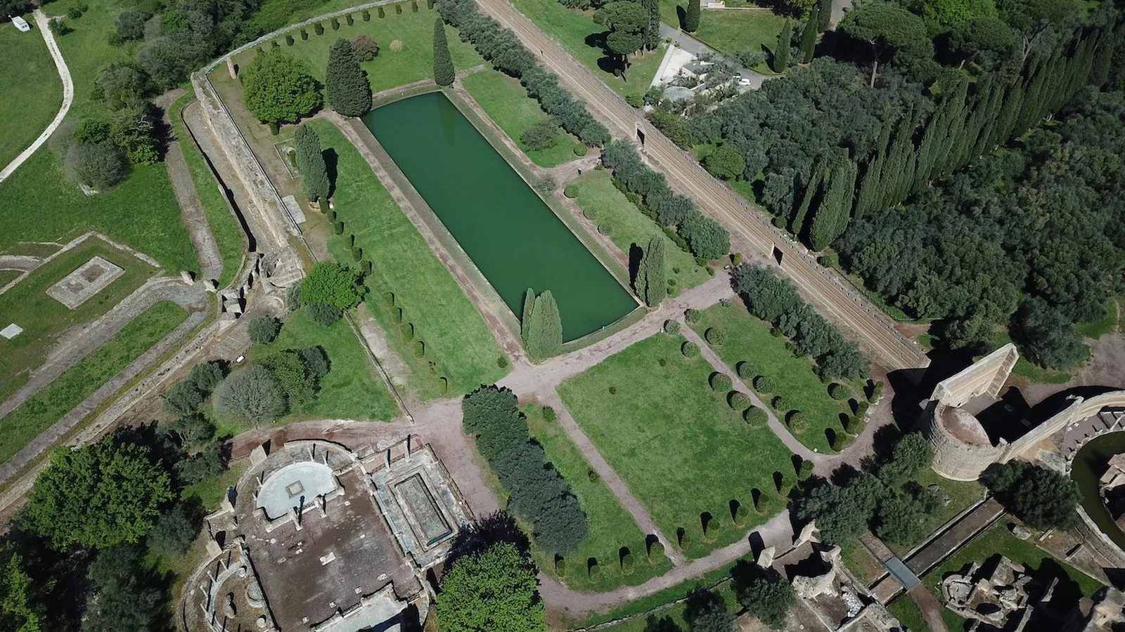 Villa Adriana vista dall'alto